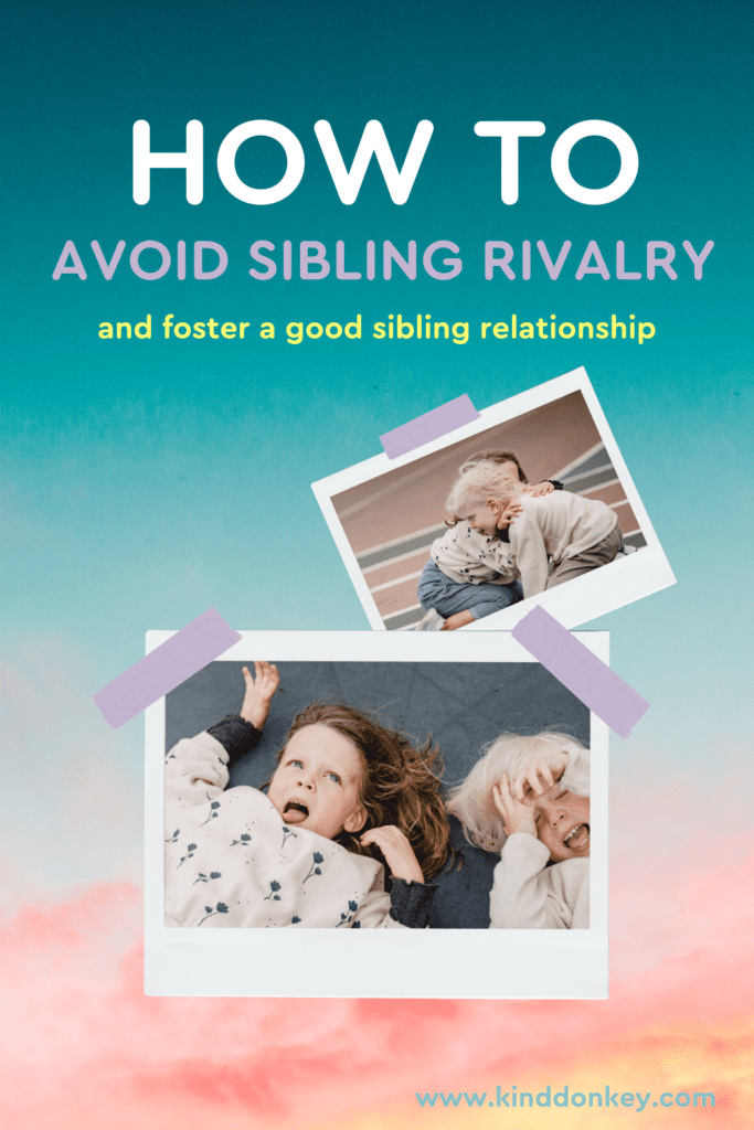 How to avoid sibling rivalry and foster a good sibling relationship