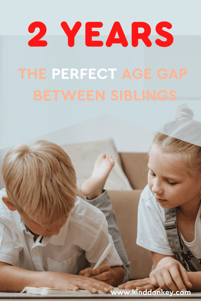 The perfect age gap between siblings: two years