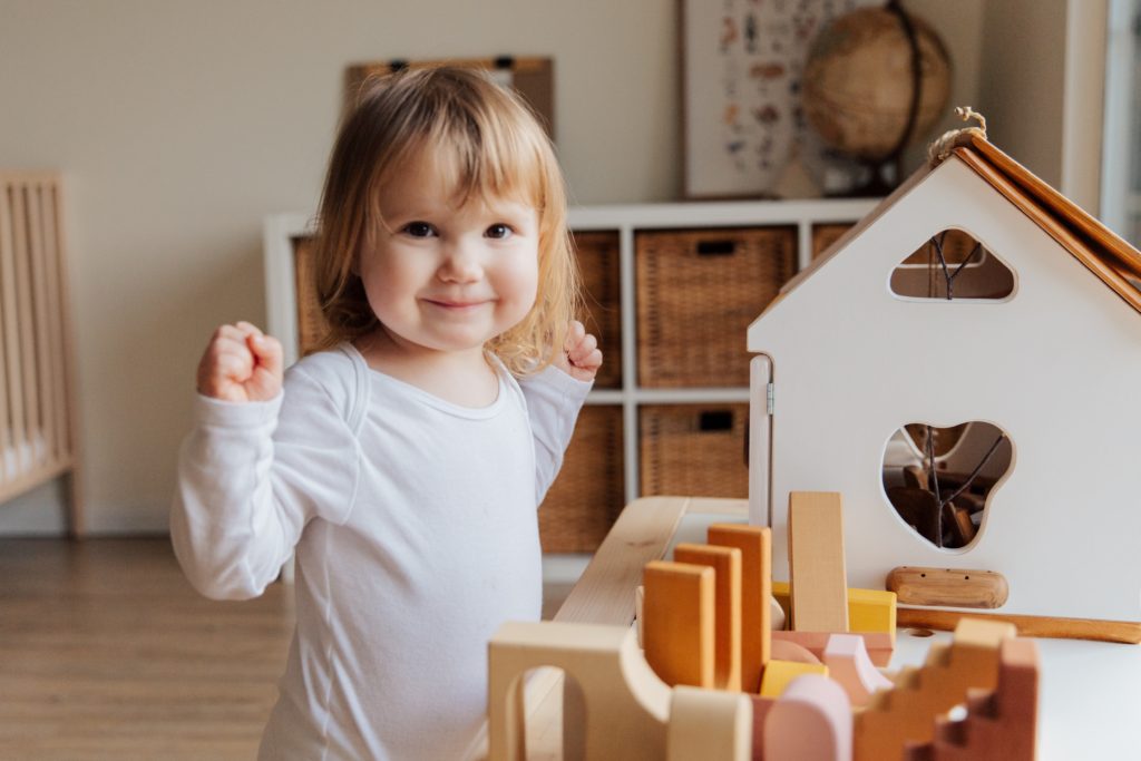 happy toddler